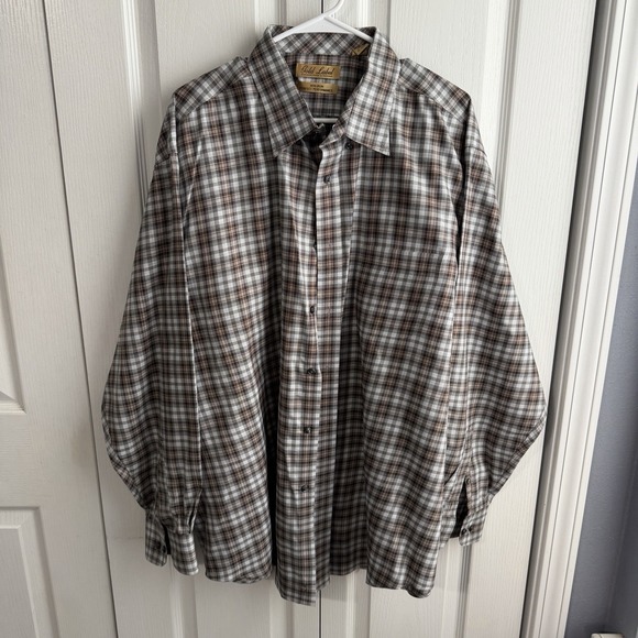 Roundtree & Yorke Other - Roundtree & Yorke Gold Label Perfect Performance Plaid Button Up Men's Size XXL